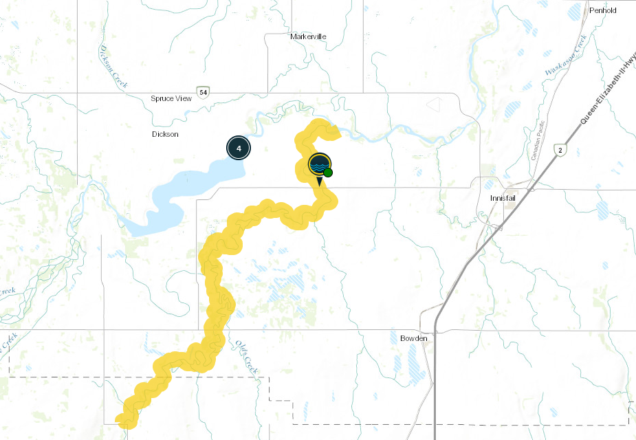 Ice Advisory issued for the Little Red Deer River